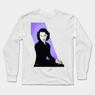 Vivien Leigh - An illustration by Paul Cemmick Long Sleeve T-Shirt